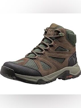 Helly Hansen Brown and Green Men's Hiking Boot